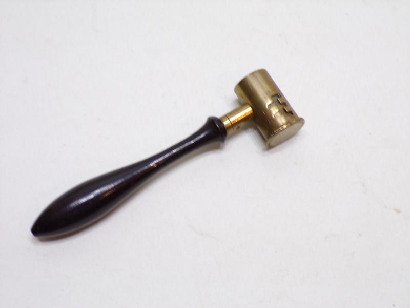Antique Brass and Ebony Adjustable Shot Measure