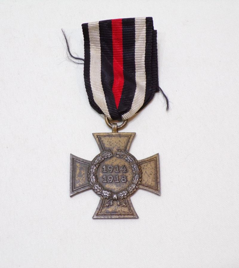 WW1 German Honour Cross without Swords by Deumer.