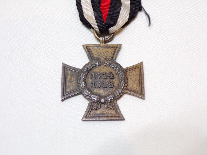 WW1 German Honour Cross without Swords by Deumer.