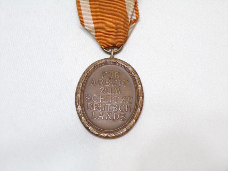 WW2 Era West Wall Medal
