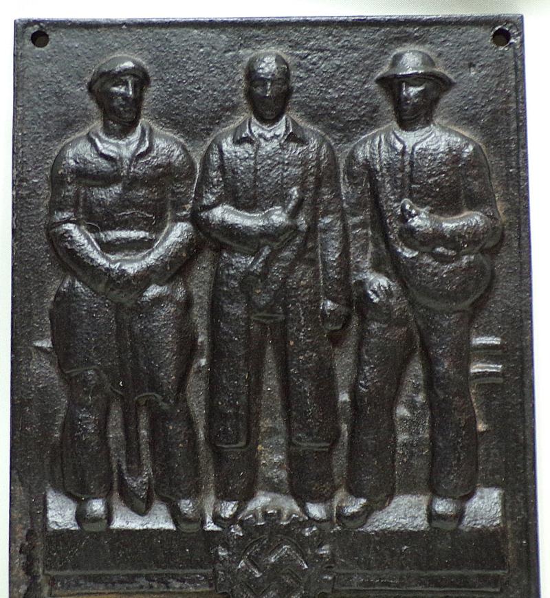 Solid Iron DAF Factory Plaque.