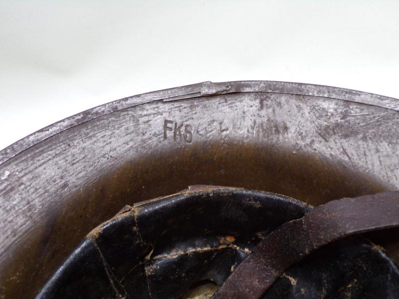 WW1 Mk1 Type B Brodie Helmet with Original Badge and Decal.