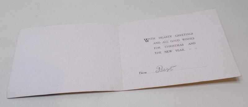 Interesting WW1 Satirical Christmas Card 1914-19-?