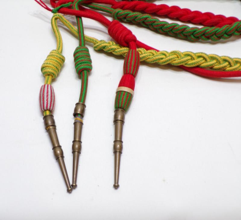Vintage French Military Fourrageres Citation Lanyard 25
