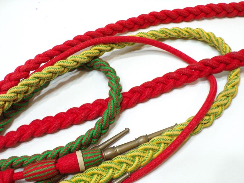Vintage French Military Fourrageres Citation Lanyard 25