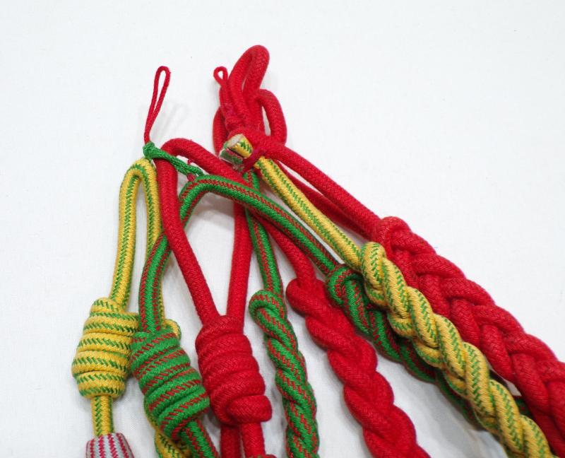 Vintage French Military Fourrageres Citation Lanyard 25