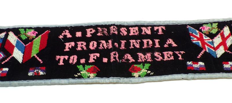 WW2 Soldiers Embroidery Belt.