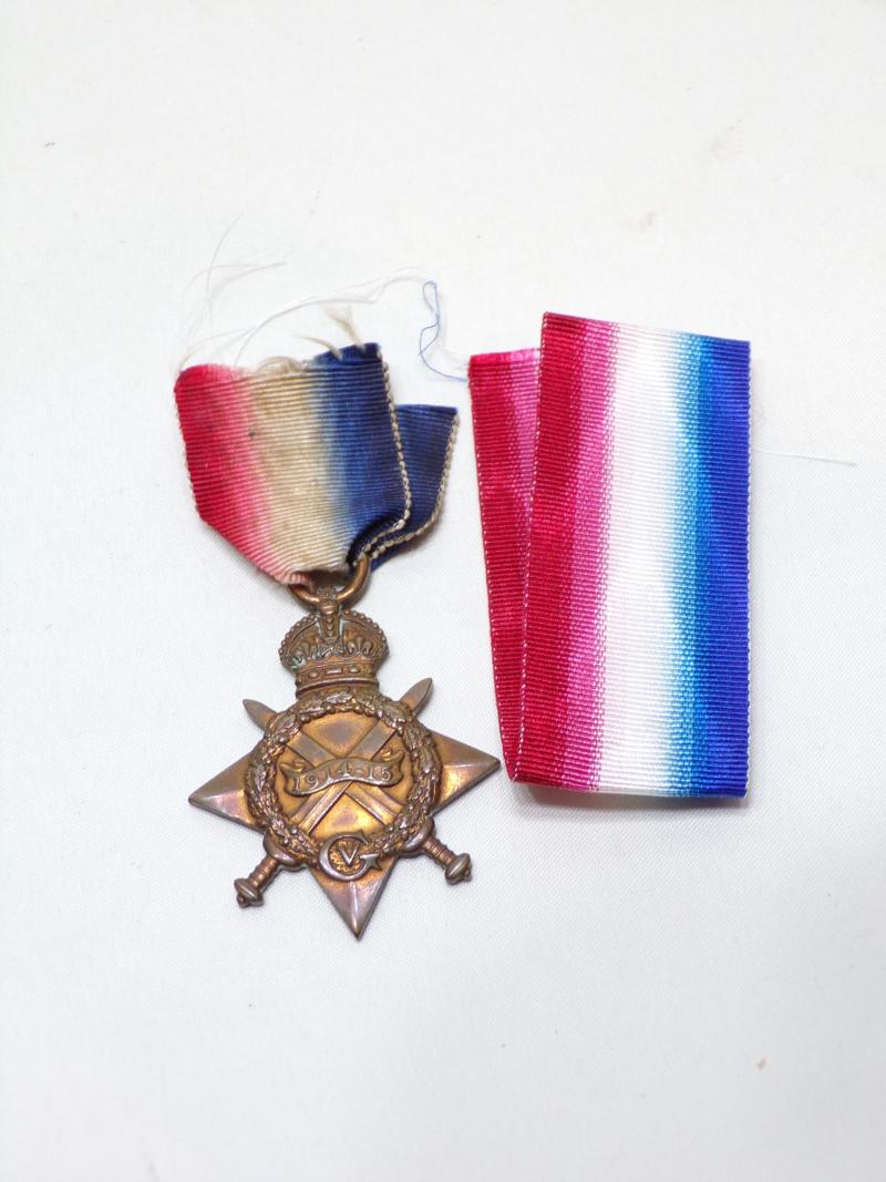 1914/15 Star to Davies Welsh Regiment KIA Gallipoli.