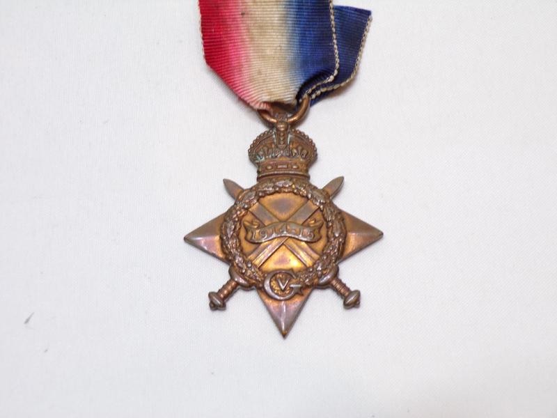 1914/15 Star to Davies Welsh Regiment KIA Gallipoli.