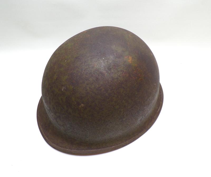 United States Korean War Era M1 Helmet. Named