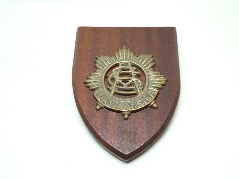 Large Early 20thC East Africa Army Service Corps Brass Plaque