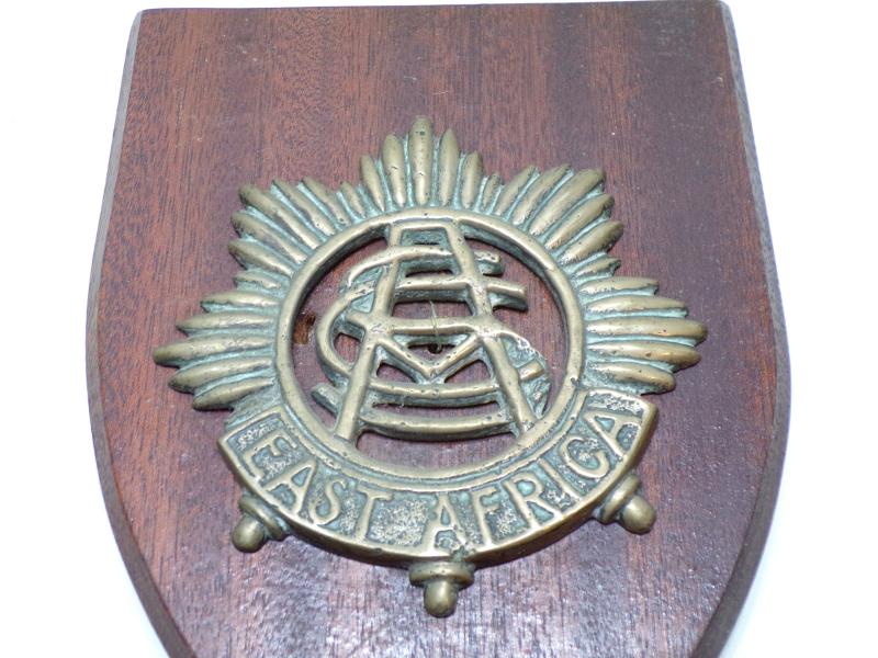 Large Early 20thC East Africa Army Service Corps Brass Plaque