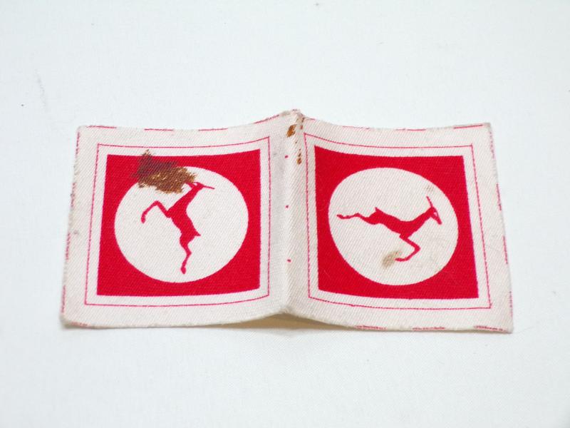 Pair WW2 13th Corps Cloth Patches
