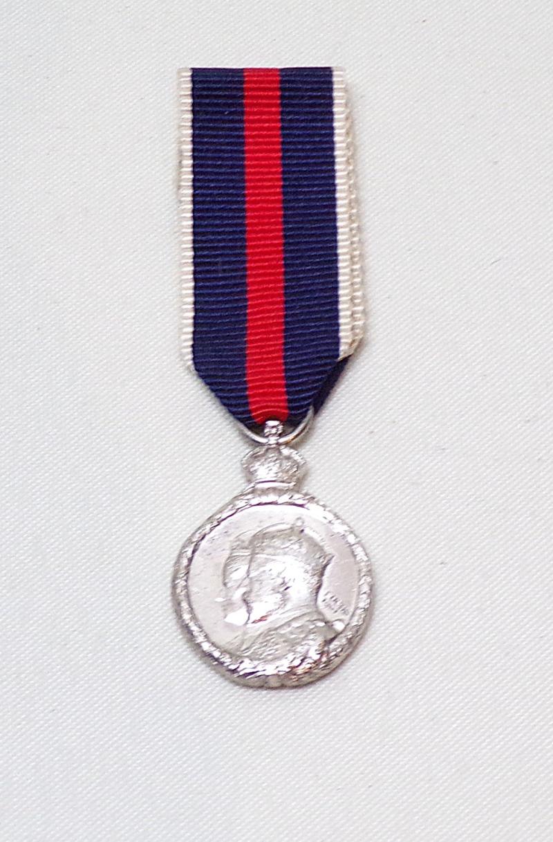 Miniature 1902 Edward VII Coronation Medal.