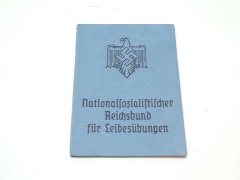 WW2 era German NSDAP League for Physical Exercise Book