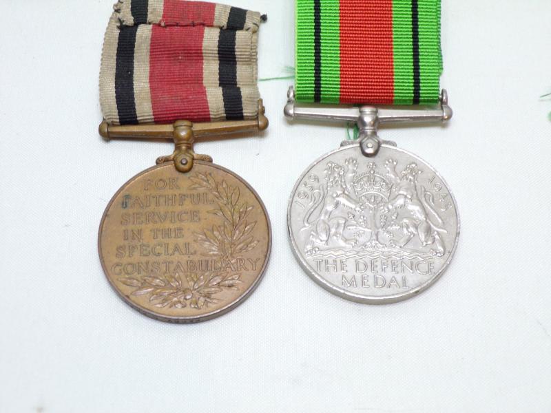 George VI Special Constabulary Medal and Truncheon East Suffolk.