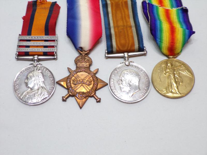 QSA & WW1 Trio to Rooke Norfolk Regiment.
