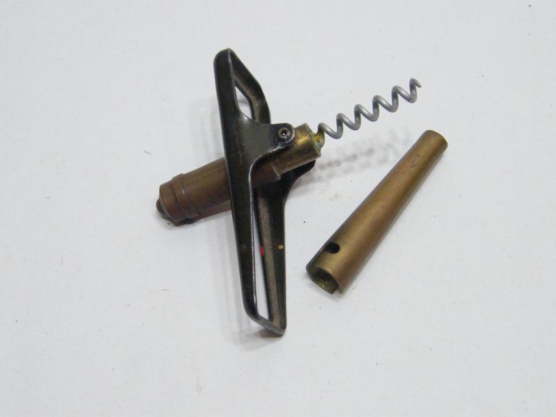 Vintage Possibly Russian Cannon Corkscrew and Bottle Opener