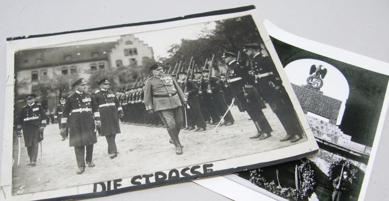 Original German Photograph of Paul Von Hindenburg.