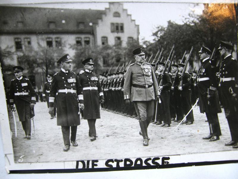 Original German Photograph of Paul Von Hindenburg.